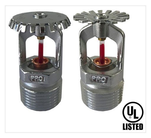 K8.0 SR PENDENT UPRIGHT SPRINKLER — UL Listed automatic fire sprinkler